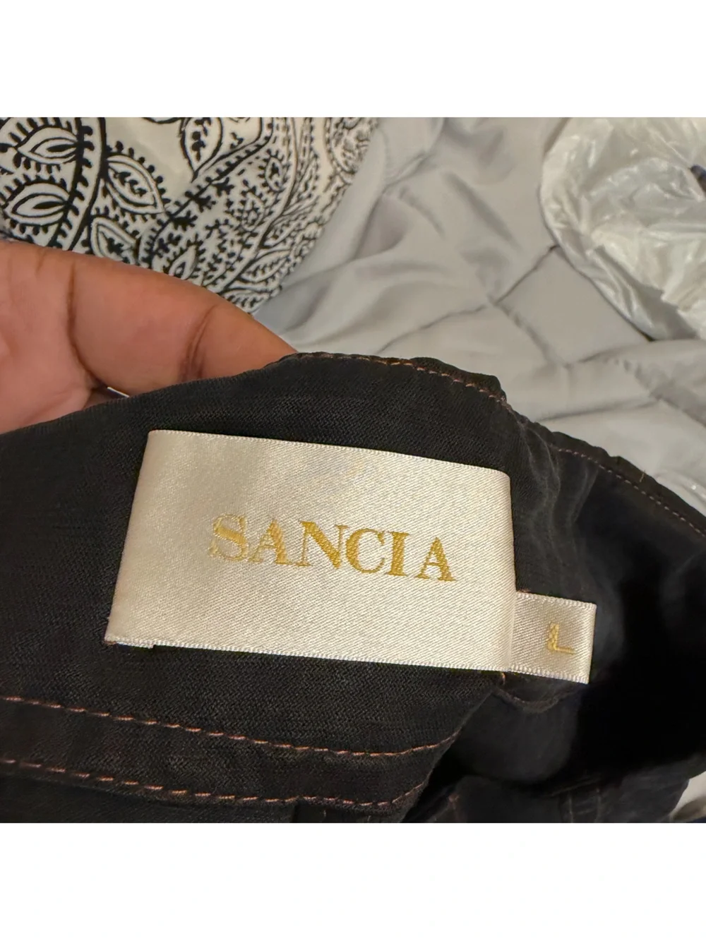 Sancia Women’s Wide-Leg Black Pants